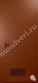 Противопожарная дверь с вентиляционной противопожарной решёткой СР-13 - купить от производителя Мосдвери Противопожарная дверь с вентиляционной противопожарной решёткой СР-13