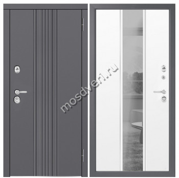 Серая входная дверь в квартиру SVDV-01 - купить от производителя Мосдвери Серая входная дверь в квартиру SVDV-01