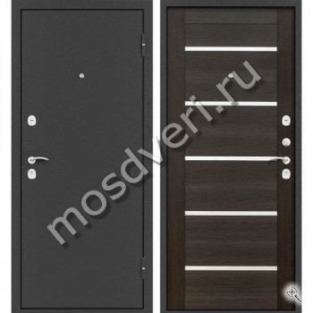 Дверь уличная порошок и МДФ с молдингом - купить от производителя Мосдвери Дверь уличная порошок и МДФ с молдингом