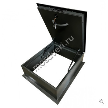 Люк металлический черного цвета на крышу Л-121 - купить от производителя Мосдвери Люк металлический черного цвета на крышу Л-121