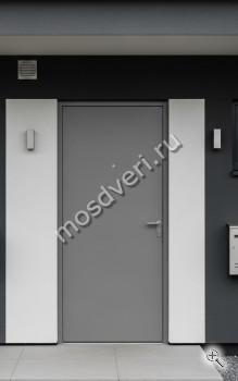 Современная входная дверь в частный дом серая - купить от производителя Мосдвери Современная входная дверь в частный дом серая